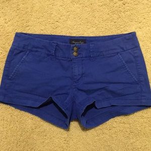AE blue shorts
